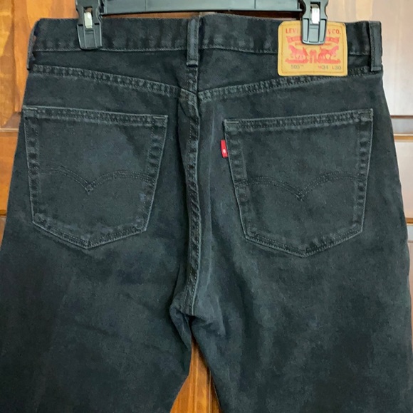Levi Strauss & Co 505 Men’s size W34 L30 black jeans - Picture 4 of 6
